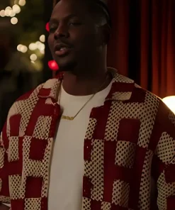 All American Homecoming Mitchell Edwards Crochet Shirt