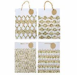 GIFT BAGS (GOLD DESIGN) (ASSTD) (X-LARGE)