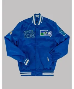 Baby Emard Seattle Seahawks Blue Bomber Jacket