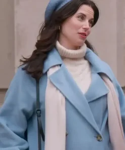 Believe In Christmas Meghan Ory Blue Coat