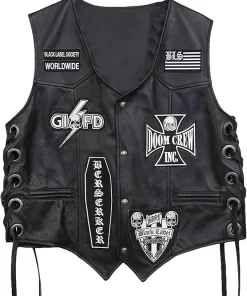 Black Label Society Vest with Multi Patches