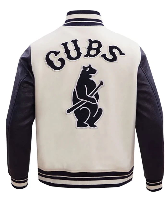 Chicago Cubs Retro Classic Varsity Jacket - Image 2