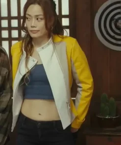 Celebrity Joey Yung Ride On 2023 Yellow Cropped Jacket