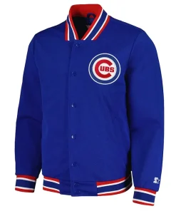 Chicago Cubs Secret Weapon Royal Blue Varsity Jacket