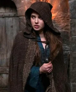 Cursed Katherine Langford Brown Cloak