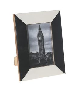 5X7″BLACK & WHITE  INLAY PHOTO FRAME