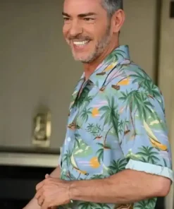 Dois Ã s 10 ClÃ¡udio Ramos Hawaiian Printed Shirt