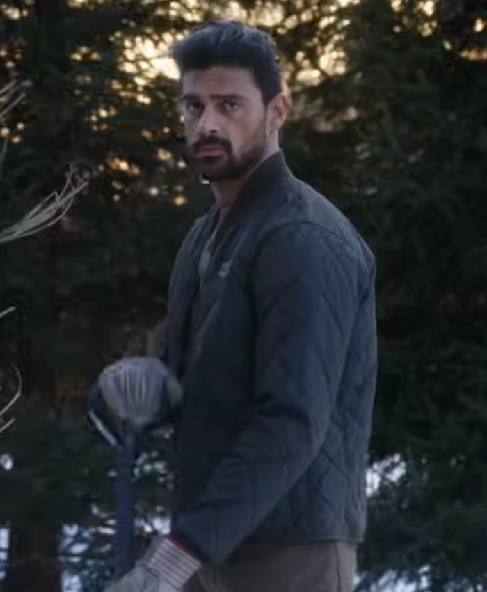 The Housemaid Michele Morrone Quilted Jacket - Image 2