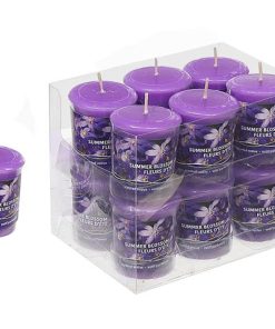 MUSHROOM VOTIVE (SUMMER BLOSSOM) (12/DISP)