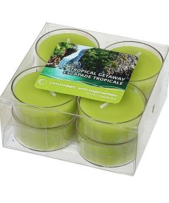 8 PK SCENTED TEALIGHTS (TROPICAL GETAWAY)