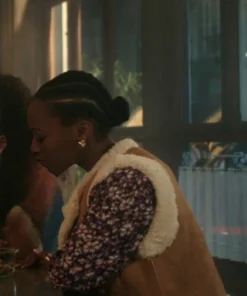 TSITP S03 Corinna Brown Shearling Vest