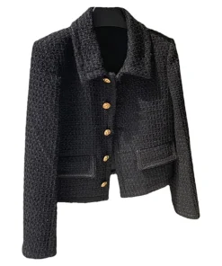 Go Moon Young It’s Okay to Not Be Okay Black Wool Jacket