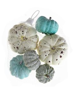 ASSORTED COOL TONE PUMPKINS