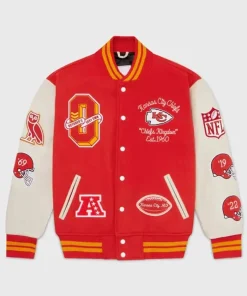 Kansas City Chiefs OVO Varsity Jacket