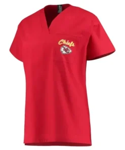 Kansas City Chiefs Red Scrubs