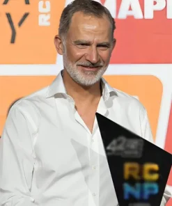 King Felipe 42nd Copa del Rey White Shirt