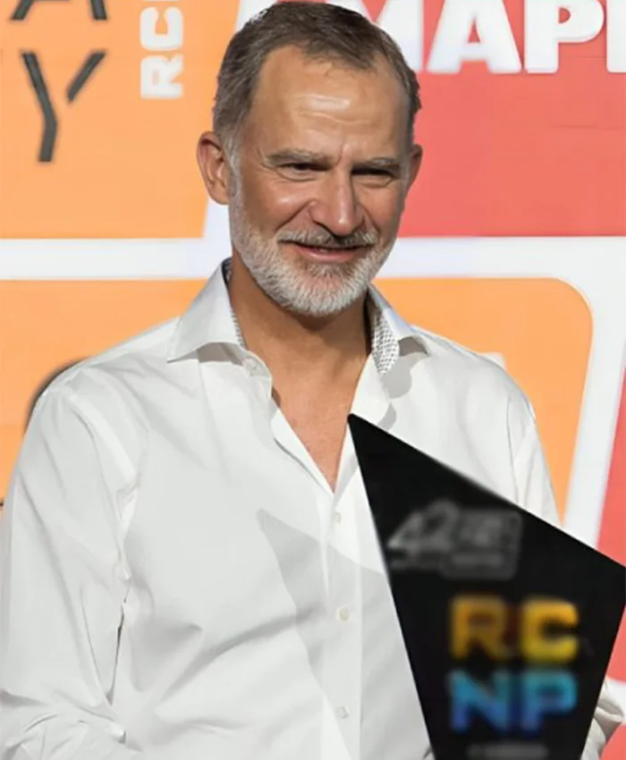 King Felipe 42nd Copa del Rey White Shirt