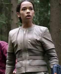 Lost In Space Taylor Russell White Jacket