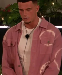Love Island UK S11 Wil Anderson Tie Dyed Trucker Jacket