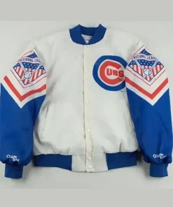 MLB Team Chicago Cubs Printed Varsity Jacket