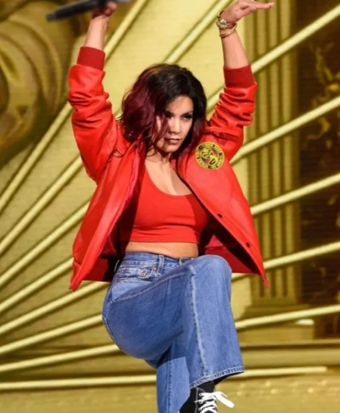 MTV Awards Vanessa Hudgens Cobra Kai Red Jacket