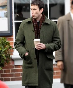 Murder Before Evensong S1 Matthew Lewis Green Coat