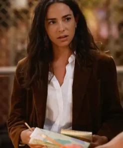 NCIS Origins Lala Dominguez Corduroy Brown Blazer