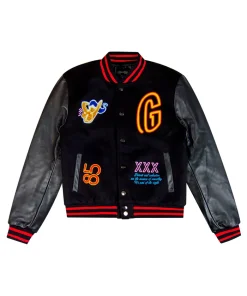 Neon Girl Varsity Black Jacket