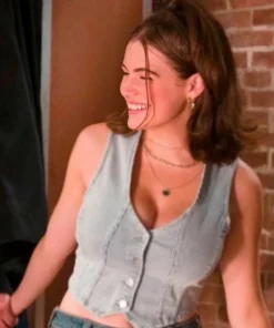 Off Campus Ella Bright Denim Vest