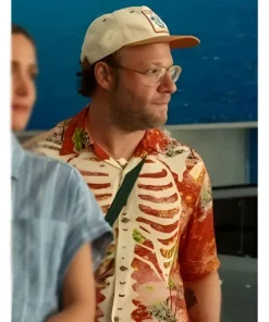 Platonic S02 Seth Rogen Skeleton Print Shirt