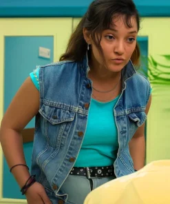 Acapulco S4 Regina Reynoso Denim Vest