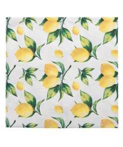 20 PACK LUNCHEON 3 PLY NAPKIN (LEMONS)