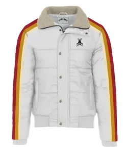 Stegaro White Puffer Jacket