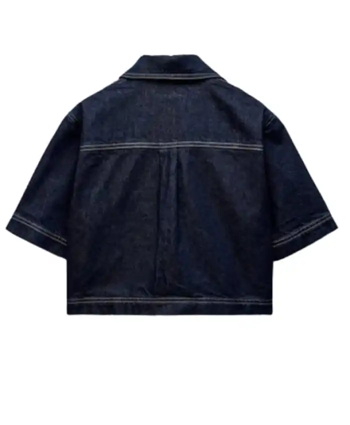 The Social Melissa Grelo Cropped Shirt - Image 3