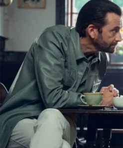 The Thursday Murder Club 2025 David Tennant Leather Jacket