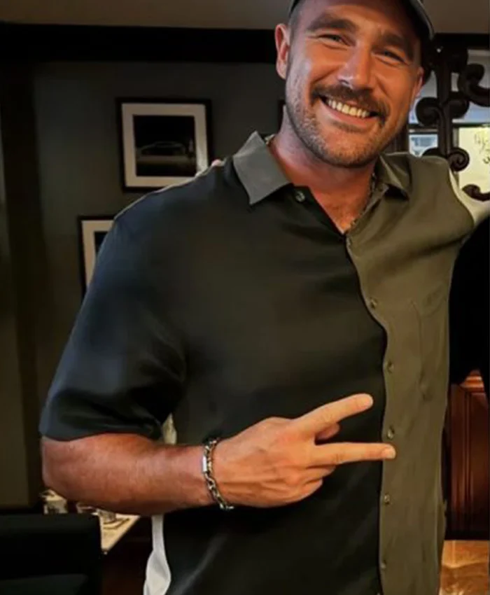 Travis Kelce Car Jam 2024 ColorBlock Shirt - Image 3