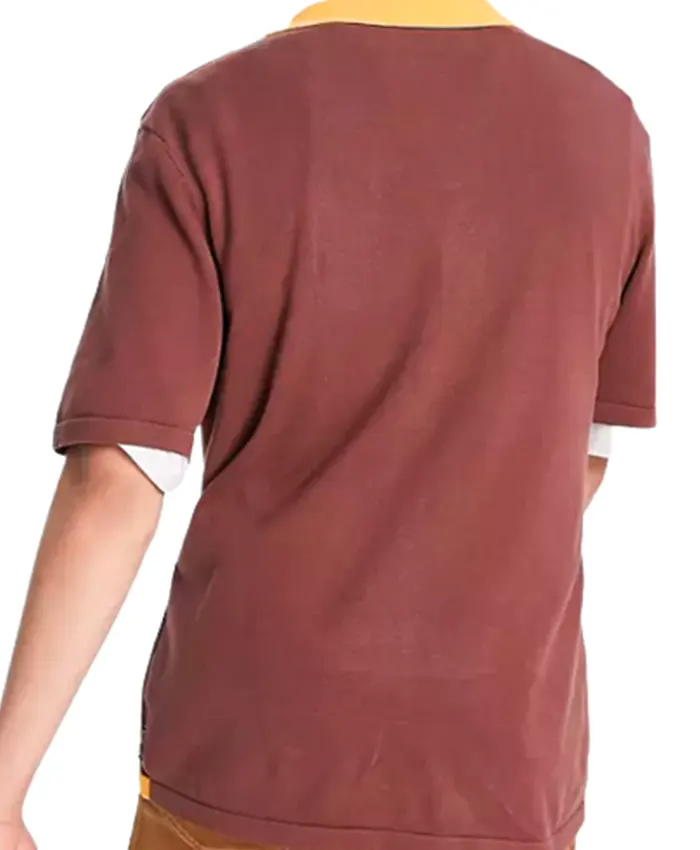 Tulsa King S02 Jay Will Stripe Cotton Shirt - Image 3