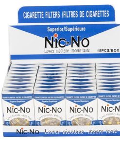 CIGARETTE FILTERS NIC-NO (15PCS)