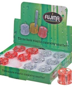 ACRYLIC TRIPLE CIGARETTE EXTINGUISHER (12/DISP)