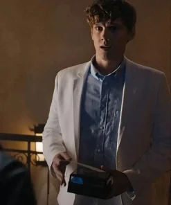 Wednesday 2022 Tyler Galpin White Blazer