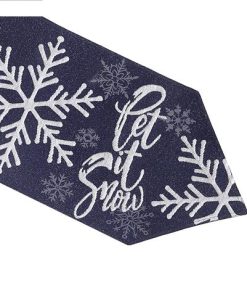 TAPESTRY TABLE RUNNER (LET IT SNOW) (36″)