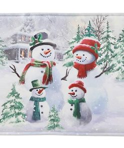 MEMORY FOAM DIGITAL PRINT MAT (DOUBLE SNOWMAN)