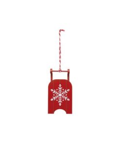 ORNAMENT HOLIDAY SLED LARGE