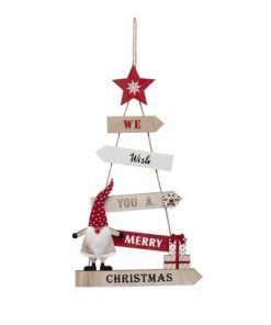 b50 SIGN HANGING WISH YOU RED